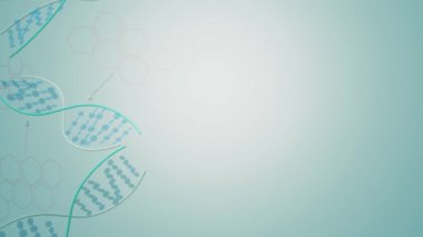 Bilim içeriği için 3d Dna görüntüleri.