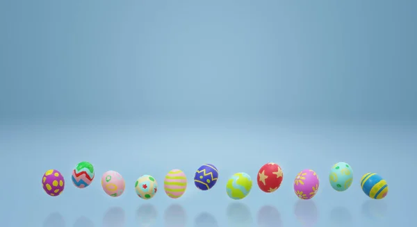 Renderizado Huevo Pascua Para Contenido Vacaciones — Foto de Stock