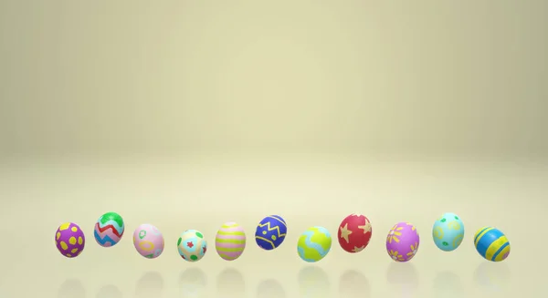 Velikonoční Vajíčko Vykreslování Pro Rekreační Obsah — Stock fotografie