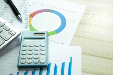 Çalışma tablosu iş içerik için klavyede