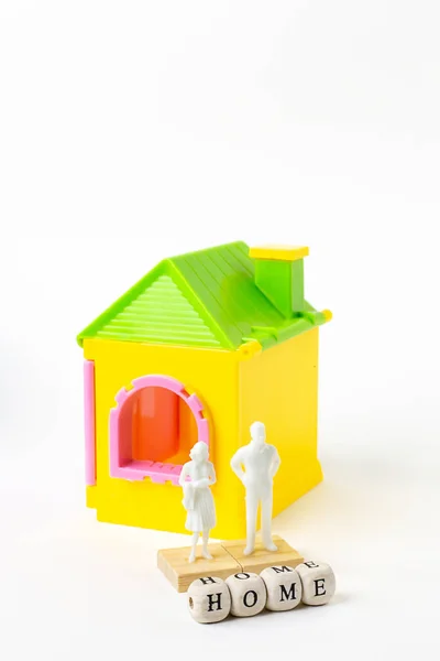 The home toy on white background  image close up Stock Picture