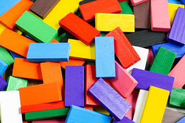 Domino renk yakın çekim görüntü arka planı için.