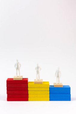 Domino renk görüntü beyaz arka plan üzerinde kapat.