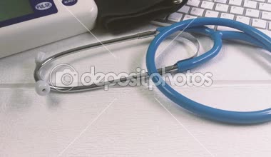 Görüntüleri kamera hareketini doktor tabloyu kapatın.