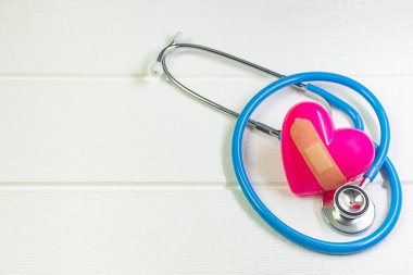 Pembe kalp ve tıbbi içerik için stoskopi.
