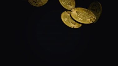 İş içeriği için cryptocurrency Bitcoin 3D Rendering.