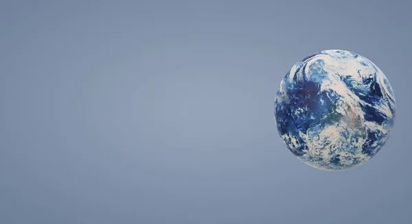 Planeta albastră redare 3D pentru ziua Pământului și conținutul eco . — Fotografie, imagine de stoc