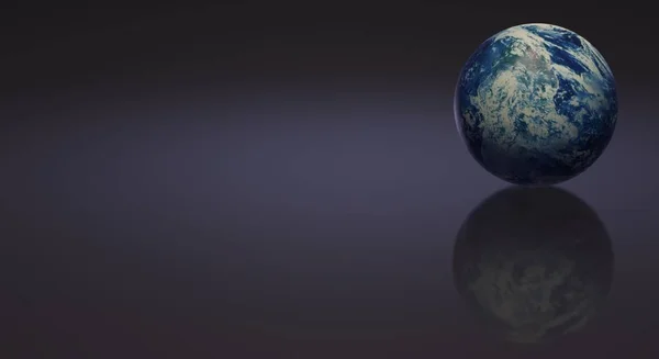 Blue Planet 3D-rendering för Earth Day och Eco Content. — Stockfoto