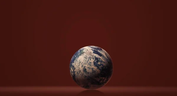 Blue planet 3d rendering  for earth day and  eco content. — Stock Photo, Image