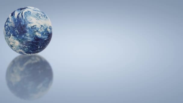 Le rendu 3D de la planète bleue pour le jour de la terre et le contenu écologique .