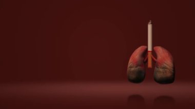 3d render dünya hiçbir tütün günü görüntü arka plan.