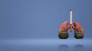 3d render dünya hiçbir tütün günü görüntü arka plan.