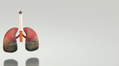3d render dünya hiçbir tütün günü görüntü arka plan.