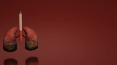 3d render dünya hiçbir tütün günü görüntü arka plan.
