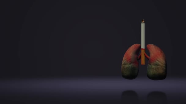 Rendering World Tobacco Day Image Background — Stock Video
