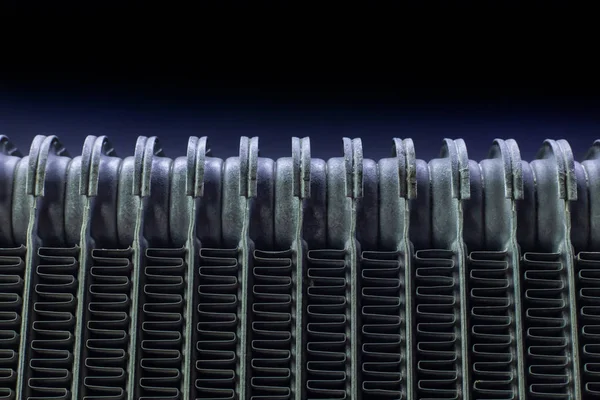 L'aria condizionata bobine auto primo piano texture immagine — Foto Stock