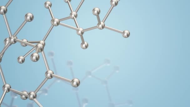 科学コンテンツのための分子3Dレンダリング — ストック動画