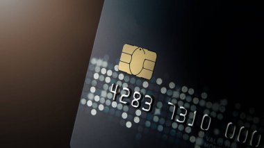 kredi kartı iş içeriği için görüntü kapatma.