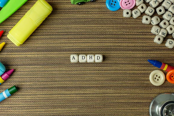 ADHD för Mental Health Awareness Concept. Stockfoto