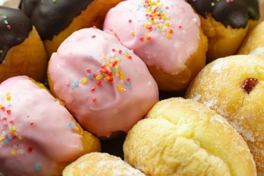 Donuts gıda içeriği için görüntü kapatın