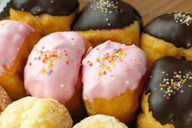 Donuts gıda içeriği için görüntü kapatın