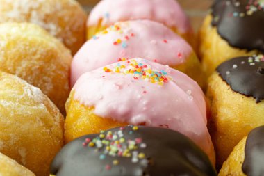 Donuts gıda içeriği için görüntü kapatın