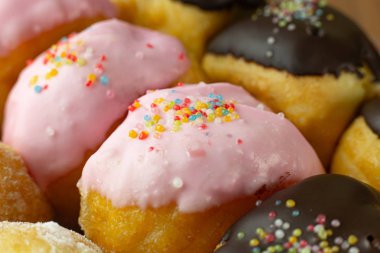 Donuts gıda içeriği için görüntü kapatın
