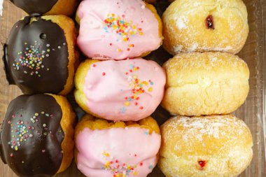 Donuts gıda içeriği için görüntü kapatın