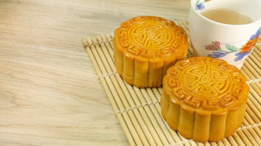  Mooncake festivali için Çin ay pastası görüntü.