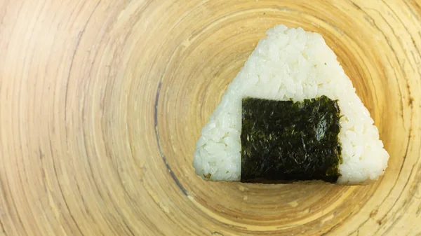 Imagem onigiri para conceito de comida japonesa . — Fotografia de Stock