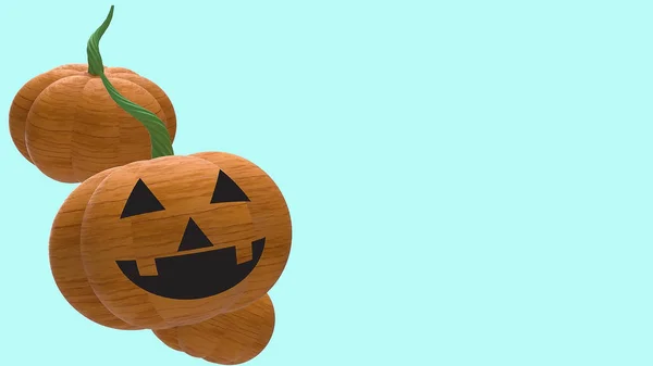 Abóbora halloween para o conceito de férias 3d renderização — Fotografia de Stock