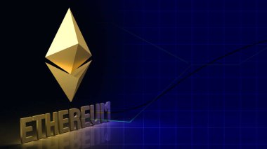 Ethereum madeni para sembolü şifreleme 3d
