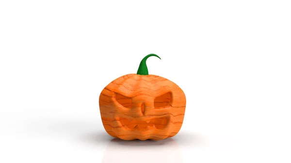 Jack Lucerna Bílém Pozadí Pro Halloween Obsah Vykreslování — Stock fotografie