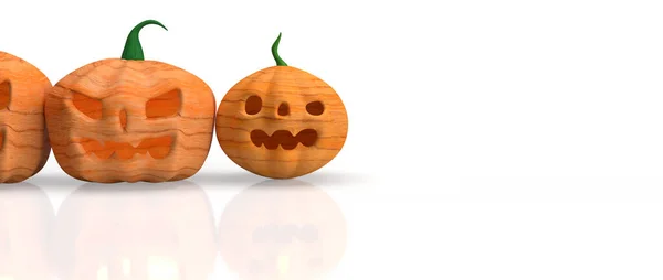 Jack Lucerna Bílém Pozadí Pro Halloween Obsah Vykreslování — Stock fotografie