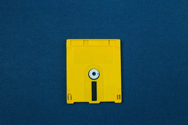 Diskette Voor Disk Systeem Vintage Technologie Image Top View — Stockfoto