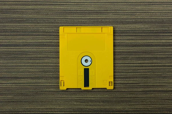 Diskette Voor Disk Systeem Vintage Technologie Image Top View — Stockfoto