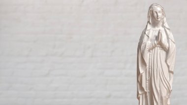 Din için Bakire Meryem ya da Tatil Konsepti 3D Hazırlama.