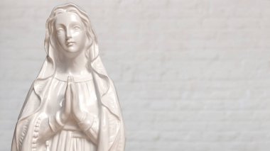 Din için Bakire Meryem ya da Tatil Konsepti 3D Hazırlama.