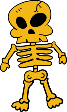 Bayram konsepti için Cadılar Bayramı çizgi film tarzı.