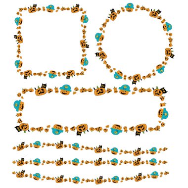 Cadılar bayramı veya tatil konsepti için balkabağı kuyruğu 