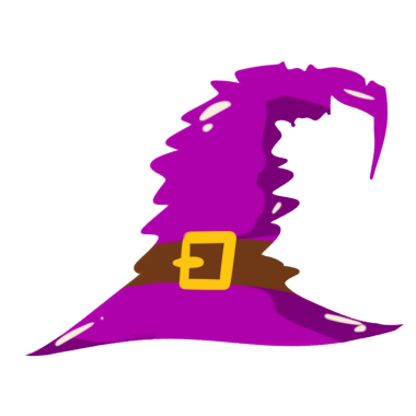 Cadılar Bayramı veya Tatil için Cadı Şapkası konsepti