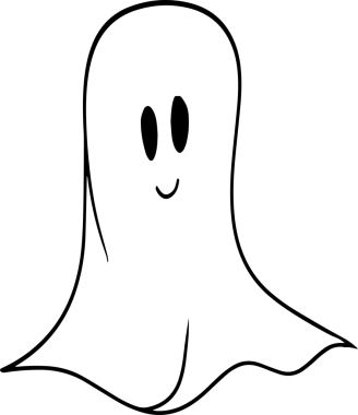 Cadılar Bayramı için hayalet ya da tatil konsepti.