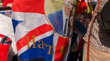 Prens Harry ve Meghan Markle Royal Windsor Sarayı, Berkshire, İngiltere, İngiltere'de düğünde