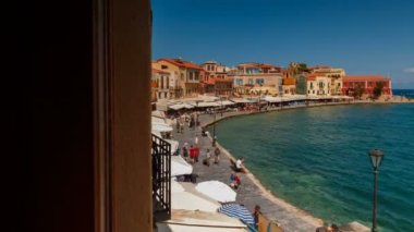 Chania Timelapse, Crete, Yunanistan