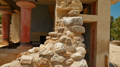 Minos Palace Knossos, Heraklion, Girit, Yunanistan