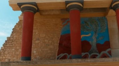 Minos Palace Knossos, Heraklion, Girit, Yunanistan