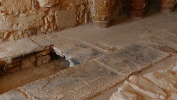Palacio minoico de Knossos, Heraklion, Creta, Grecia — Vídeos de Stock