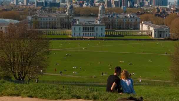 Greenwich Park, Λονδίνο, Αγγλία, Ηνωμένο Βασίλειο — Αρχείο Βίντεο