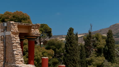Minos Palace Knossos, Heraklion, Girit, Yunanistan