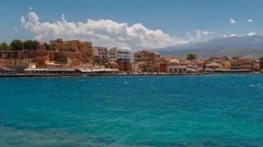 Chania Timelapse, Crete, Yunanistan